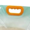 Bolsa transparente personalizada con boquilla para granos, bolsa sellada autoportante, bolsa transparente para reenvasado, bolsa para almacenamiento de granos