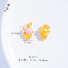 Accesorios de oro antiguo para manualidades de larga data astronauta Bob Esponja Jade Perro Canela colgante collar de dibujos animados clavícula