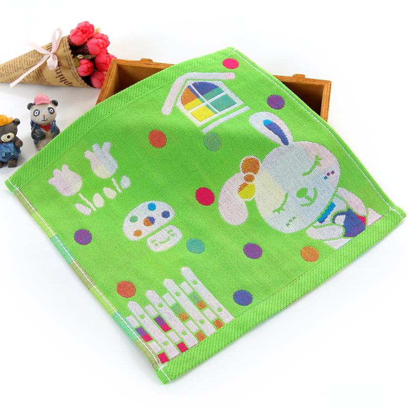 3层纱布方巾详情5