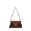 Bolso Pequeño Retro de Otoño de Alta Gama, Moderno y Popular para Mujer 2025, Nuevo Bolso Cruzado con Cadena de un Solo Hombro, Bolso Cuadrado Pequeño