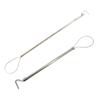 Soporte de Varilla Larga de Acero Inoxidable para Cerdos Tipo Palo Brazo Largo Agarrador de Cerdos Funda Soporte para Cerdos Soporte para Ganado