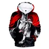 Animação Desenho Animado em Torno de Tokyo Ghoul tokyo ghoul Suéter com Capuz Impressão Digital 3D Suporte para Cabelo