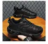 Tênis masculino outono respirável jovem corrida esportes casual plataforma moda Guerreiro Negro sapatos de pai
