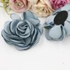 Accesorios de ropa de bricolaje, tela coreana hecha a mano, flor de rosa grande, accesorios para el cabello con flores, materiales de decoración para bodas