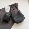 Bolsas Trançadas Tendência de Nicho para Mulheres 2025 Nova Bolsa Versátil para Ombro ou Axila para o Dia a Dia Pequena Tote Bolsa Saco