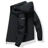 Jaqueta masculina de inverno com forro de fleece, espessada, à prova de vento e à prova d'água, 2025, novo estilo coreano, elegante, moderna, marca, casaco