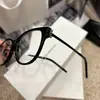 Gafas Y Brand 480B*F Versión Alta Montura Negra Minimalista 55 Montura Grande para Mujer con Lentes Graduados