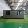 Contenedor Plegable Móvil de Oficina para Sala de Estar Supermercado con Doble Ala Expandible Desmontable