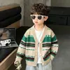 Cárdigan de Punto para Niños Estilo Primavera y Otoño 2026 Nueva Llegada Ropa Elegante de Principios de Otoño para Niños Pequeños Chaqueta Suéter para Niños