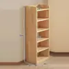 Estantería de Madera Maciza Estante de Almacenamiento Sala de Estar de Pie Simple Infantil Librero Hogar Multicapa Dormitorio Estudiante Oficina Almacenamiento