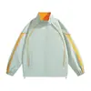 Chaqueta de primavera nueva con dos rayas y cuello alto para hombre, chaqueta de béisbol para parejas y estudiantes, chaqueta deportiva casual versátil para estudiantes