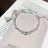 Pulsera de Perlas de Múltiples Capas de Circonita Transfronteriza Europea y Americana Diseño Sencillo de Nicho Sentido de la Personalidad Pulsera Lujo Ligero Sensación de Alta Gama Joyería de Mano