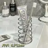 Estante de Almacenamiento de Acero Inoxidable, Organizador Multifuncional de Escritorio para Cosméticos y Artículos Pequeños, Cesta de Almacenamiento para Encimera de Baño