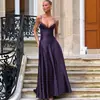 Novidades de Início de Outono Europeias e Americanas: Vestido Sexy de Alça Fina Decotado, Vestido Longo com uma Vibe de Garota Poderosa, Toque de Luxo, Ajusta na Cintura, Vestido sem Costas