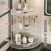 Prateleira de Banheiro Multicamadas de Canto Sem Perfuração Bancada de Vaso Sanitário Mesa de Dormitório Caixa de Armazenamento para Cosméticos