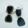 Moda Personalizado Cristal Strass Hotfix Tridimensional Súper Brillante Strass Lazo Accesorio para el Cabello Pasador DIY Accesorio de Pajarita
