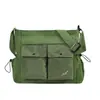 Bolsa de Hombro Individual con Cordón Estilo Montaña de Comercio Exterior Compartimento de Almacenamiento Multibolsillo Bolsa de Nailon Versátil para Parejas Deportes al Aire Libre Bolso Cruzado