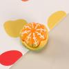 Accesorios de imitación de fruta naranja, crema, carcasa de teléfono móvil, material de bricolaje, pendientes, juego de comida, accesorios de bricolaje