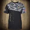 Camiseta Casual de Manga Corta de Moda Transfronteriza 2025 Estampado Digital 3D Camuflaje Genial Atuendo de Pareja Camiseta de Cuello Redondo para Hombre y Mujer