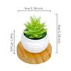 Plantas suculentas artificiales, bonsáis pequeños, decoraciones de plantas verdes, plantas en maceta mini de escritorio para micro paisajismo, juegos de adornos pequeños al por mayor