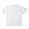 Camiseta de Tela Pesada de Caída Color Sólido 100% Algodón Hombro Caído Manga Corta 300g Unisex Americano Top Holgado Hombres Mujeres