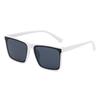 Óculos de Sol Casuais Masculinos Estilo Coreano Óculos de Sol Quadrados Vintage Fashionáveis Tom Vibrante Mesmo Estilo Óculos Estilo Street Shot Tendência