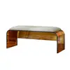 Taburete de Entrada Minimalista de Alta Gama para Cambiar Zapatos, Taburete Bajo Infantil, Banco Sólido de Madera al Pie de la Cama, Taburete de Ocio para Sofá de Sala de Estar en Casa