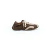 Mismo estilo que el de Grape Mama: piel suave, otoño/invierno, punta redonda, bloques de color, con cordones, bailarinas casuales que aumentan la altura