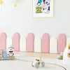 Pegatinas de Pared Anticolisión Autoadhesivas Cabecero Decoración Suave de Pared Tatami Contorno Suave de Pared Pegatinas de Pared 3D Estéreo para Niños Respaldo