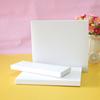 Caja en blanco de 211-220 mm, venta al por mayor, cartón blanco, plana, plegable, doble, impresión, embalaje blanco