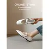 Versão em Couro~Sapatilhas Retro de Solado Macio, Sapatos Versáteis de Couro Genuíno Preto, Sapatos Baixos, Sapatos Mary Jane Femininos