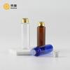 Botella de aluminio de 30 ml con hombro plano, tapa de aluminio con tapón interno de agujero pequeño, botella separada para agua de flores, aceite esencial, botella separada para viaje