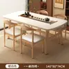 Juego de Mesa y Sillas de Balcón Modelo Nuevo 2026 Mesa de Té de Gama Alta para Apartamento Pequeño para Sala de Estar Uso Doméstico Mesa de Preparación de Té Estilo Chino Nuevo