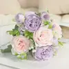 Ventas Directas de Fábrica de Amazon Flores Artificiales, Camelia, Peonía, Rosa, Decoración del Hogar, Accesorios para Fotografía, Decoración al por Mayor