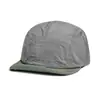 Gorra de cinco paneles de secado rápido con bloques de color a cuadros para hombre y mujer, fina de verano para protección solar al aire libre, ligera, transpirable, con visera suave, gorra de béisbol