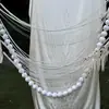 Decoração de Noivado com Fio de Pérolas Gigantes Ornamento Pendurado Exibição de Loja Decoração de Celebridade da Internet Ponto Fotográfico Cenário de Festa Vitrine Sessão de Fotos
