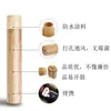 Caixa de Armazenamento de Escova de Dentes de Bambu Natural Ecológica e Saudável Caixa de Armazenamento Portátil de Escova de Dentes para Adultos e Crianças