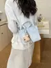 Bolso de Hombro Cruzado Floral de Diseño de Nicho para Mujer, Nuevo Estilo Coreano y Japonés, Bolso de Hombro Sencillo, Bolso Cruzado de Moda para el Día a Día
