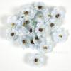 Cabeças de Flores Artificiais Mini Jasmim e Flor de Pessegueiro Frescas Pequenas 3cm Feitas à Mão DIY Caixa de Presente de Casamento Decoração de Guirlanda Flores Artificiais