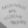 Accesorios de Fábrica de Acero Inoxidable Joyería DIY Moda Femenina Transfronterizo Tridimensional Elegante Acero de Titanio 26 Letras Inglesas