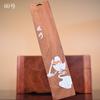 Marcapáginas de madera roja de estilo chino clásico, regalo creativo, letras para estudiantes, exquisito regalo creativo de estilo antiguo