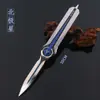 Delta Game Cuchillo de Resorte Polaris 28cm Metal de Aleación Modelo de Atrezo Atrezo Sin Filo 23cm