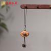 Serie de Cadenas para Teléfono Móvil de Grano de Café de Madera de Durazno Juguete Cultural Oso y Cachorro Accesorios Colgante