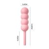 Vibrador de Espino Blanco Confitado Laile para Hombres y Mujeres, Dispositivo de Masturbación Vaginal y Anal de Doble Uso, Palo Av Masajeador, Juguete Sexual para Adultos, Juguete Sexual