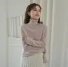 Estilo Casual Cashmere de Alta Qualidade Tricô Gola Redonda Outono e Inverno Seda Cashmere Estilo Old Money Elegante Seda de Amora Top de Manga Longa