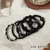 Liga para Cabello Cola de Caballo Negra Duradera Scrunchie Banda para Cabello Accesorio para Cabello Accesorio para Cabello de Mujer Venta al Mayoreo