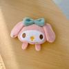 Broche de Muñeca de Peluche de Dibujos Animados Japoneses Pies Pequeños Perro Gui Kulomi Meruti Decoración para Ropa Bolso Muñeca