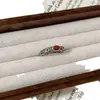 Joia Vintage Estilo Chinês Atrai Riqueza Fruto da Fortuna Estilo Étnico Nacional Anel Aberto Ajustável para Homens e Mulheres Dedo Indicador Criativo