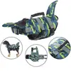 Roupa de Banho para Pet Ajustável Mais Vendida Transfronteiriça Primavera e Verão, Coleira Boia Segurança Colete Salva-Vidas para Cachorro