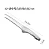Amazon Clip para Alimentos de Acero Inoxidable Chapado en Oro Punta Estilo Coreano Clip para Barbacoa Barra Extendida Clip para Barbacoa de Restaurante Buffet